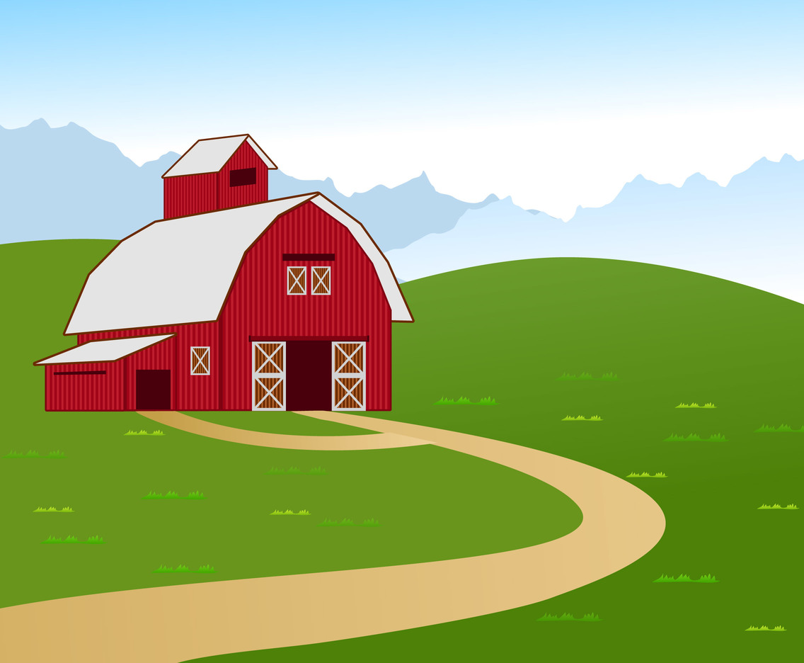 1136x936 Vector Illustration Of Barn Farm Vector Art Graphics