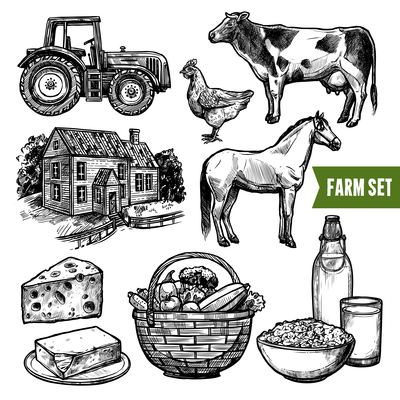 400x400 Page Farm On Curated Vector Illustrations, Stock Royalty Free