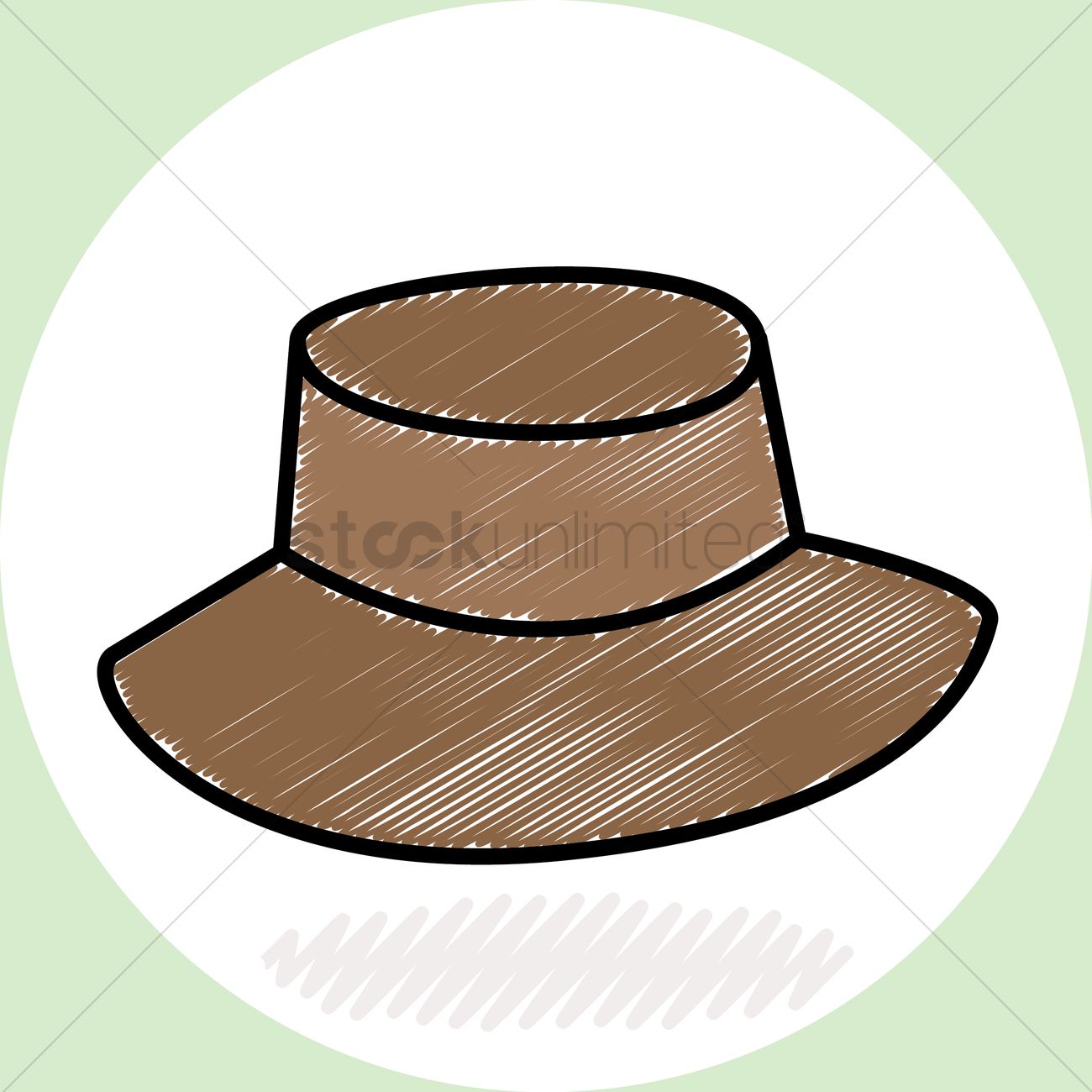 1300x1300 Farmer Hat Vector Image