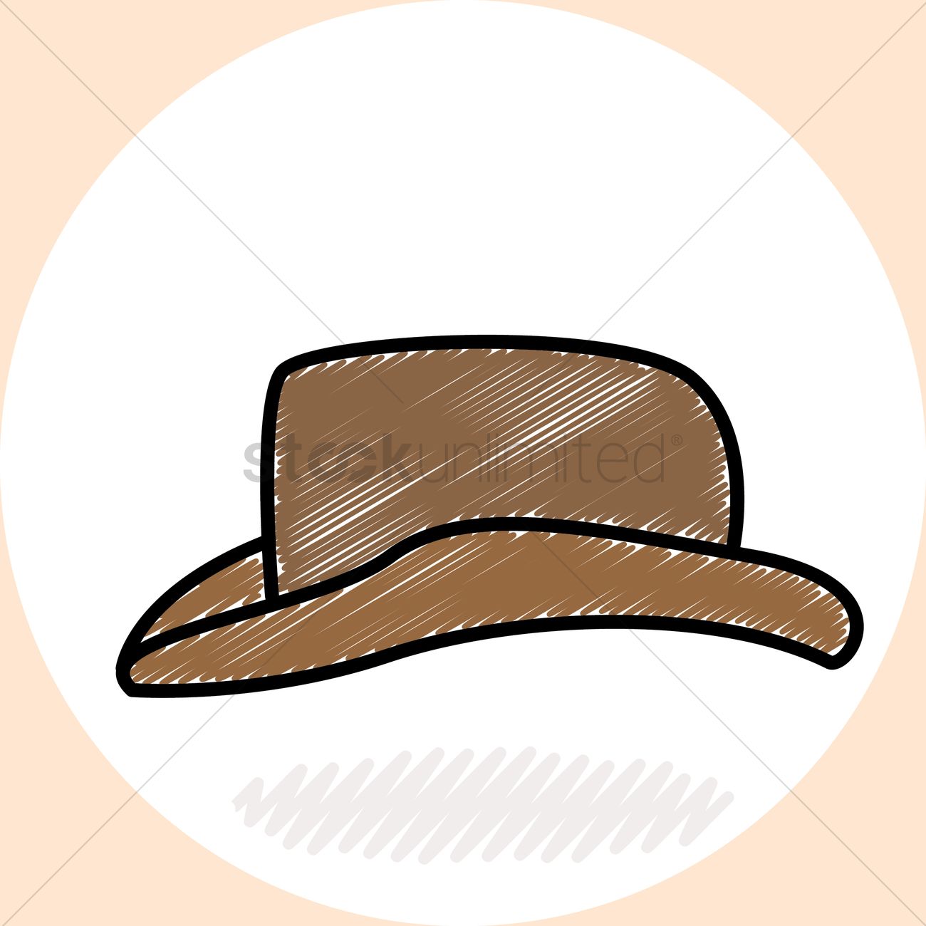 1300x1300 Farmer Hat Vector Image