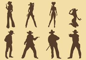 286x200 Farmer Silhouette Free Vector Art