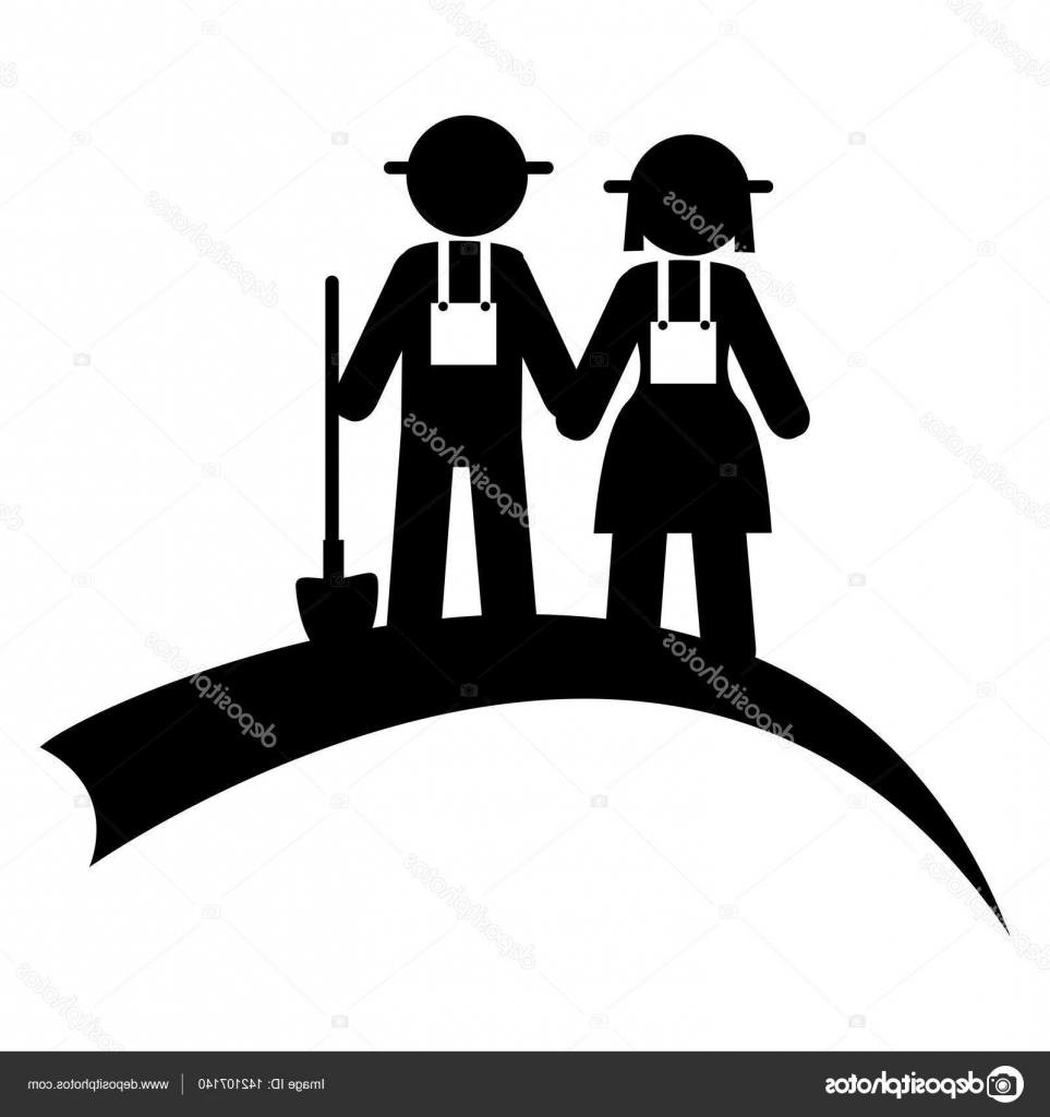 963x1024 Best Hd Farmer Couple Silhouette Vector Image Free Vector Art