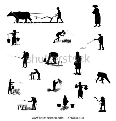 450x470 Farm Labour Clipart