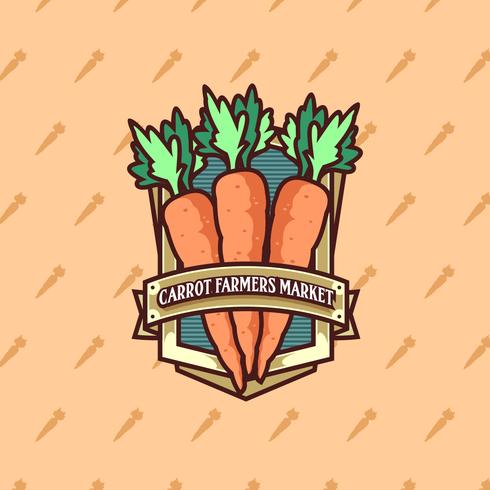490x490 Carrot Farmers Market Logo Vector