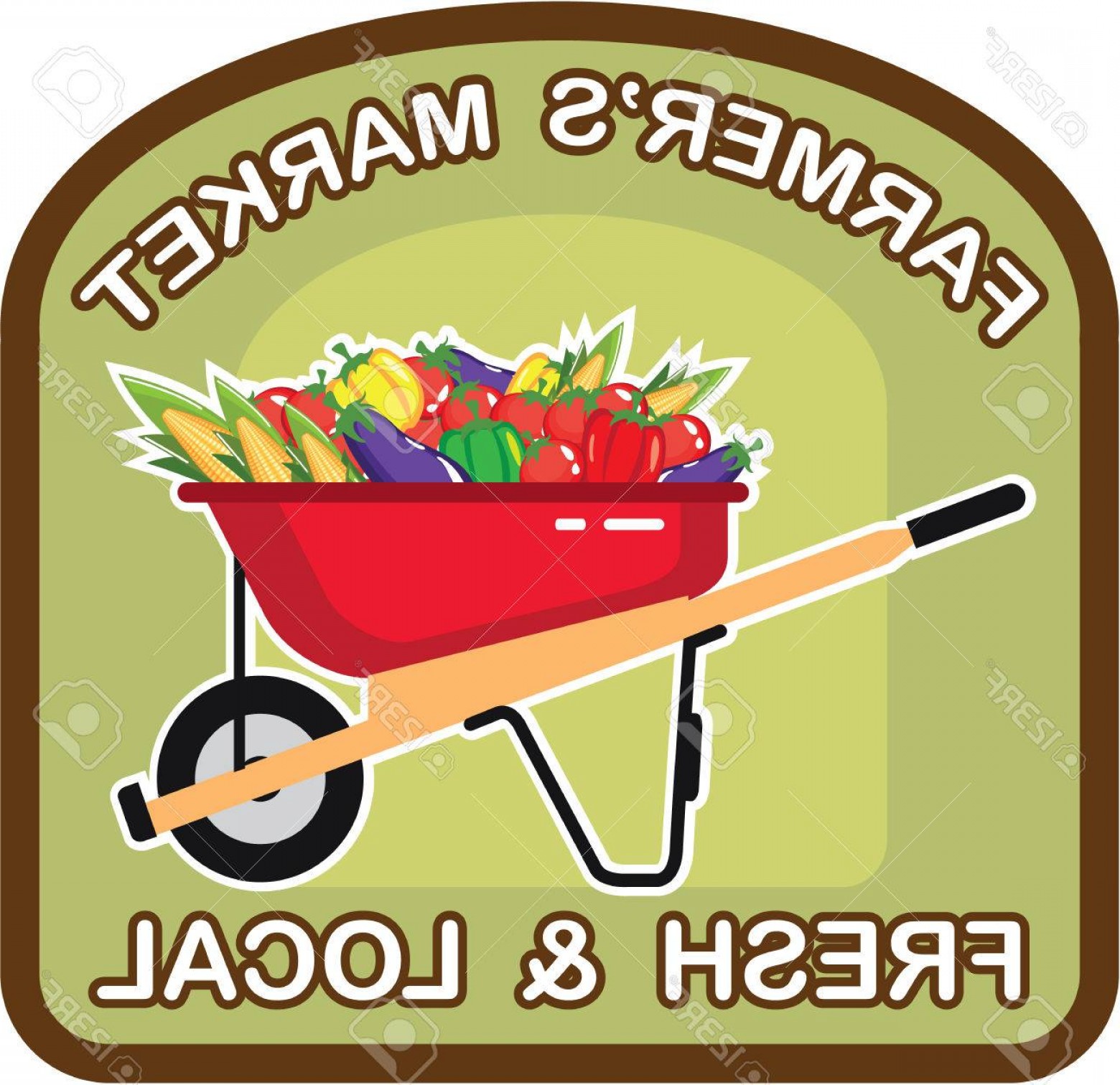 Photostock Vector Farmers Market Sign Vector Illustration Clip Art 1560x1512 Photostock Vector Farmers Market Sign Vector Illustration Clip Art