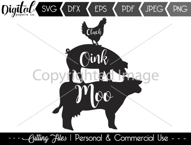 794x604 Instant Download Farm Animals Vector Art Farm Animals Etsy