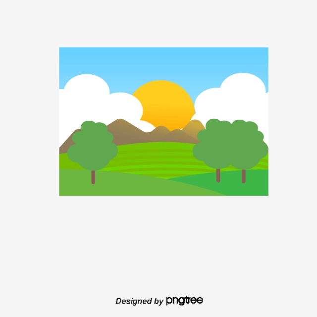 640x640 Cartoon Field, Cartoon Vector, Field, Farmland Png And Vector