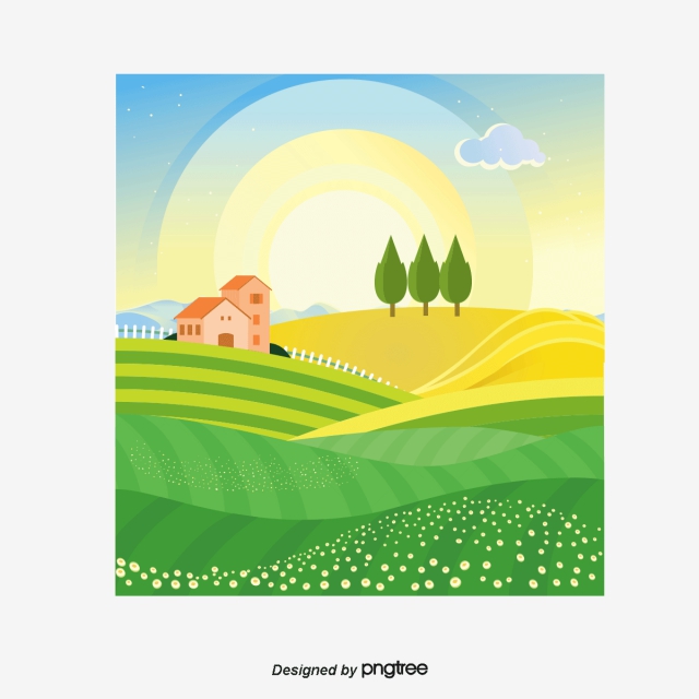 640x640 Green Farm Vector, Farmland, Agriculture, Farm Png And Vector