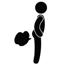 256x256 Farting Vector Icon Image