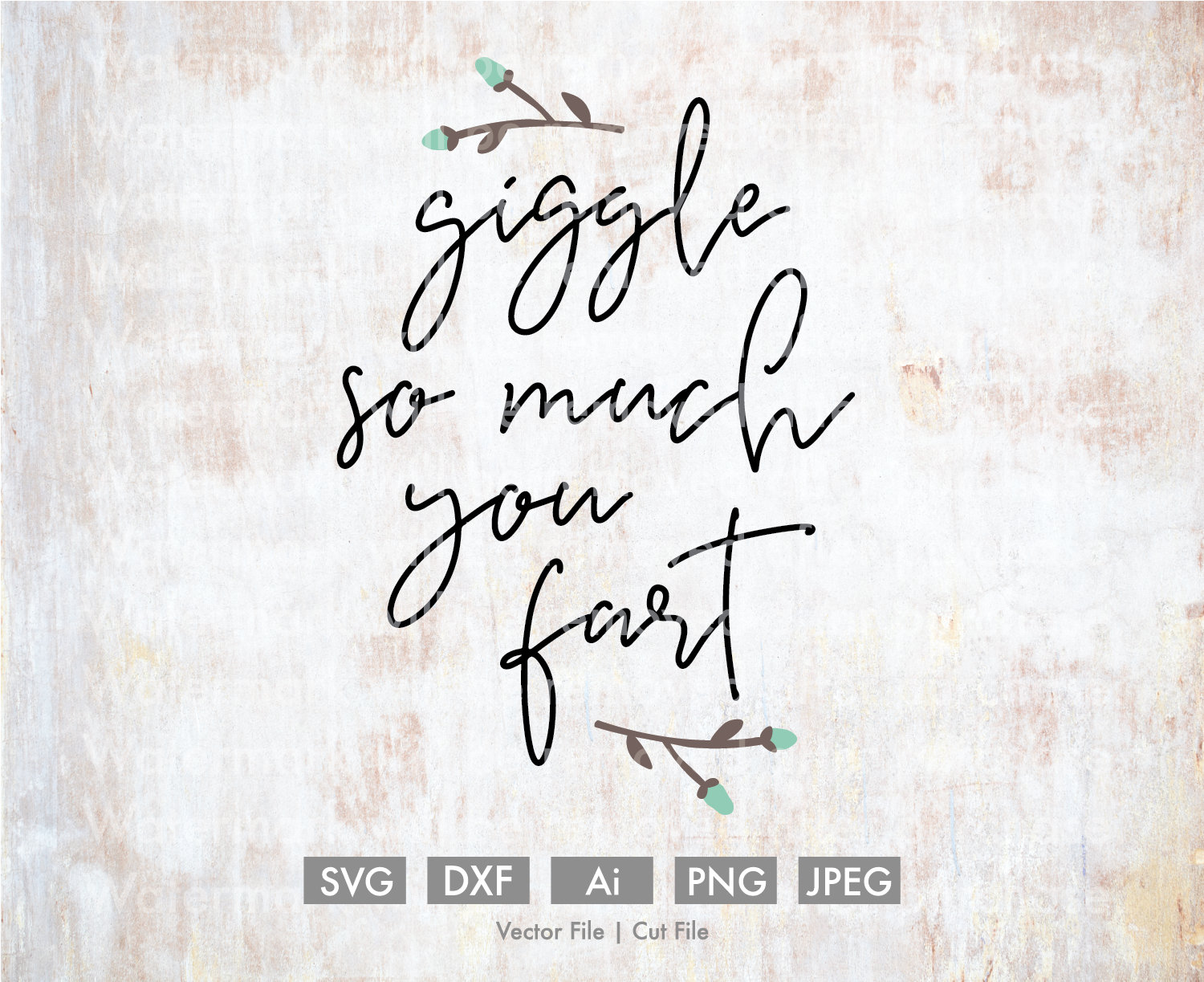 1500x1223 Giggle So Much You Fart Vectorcutting Silhouette Etsy