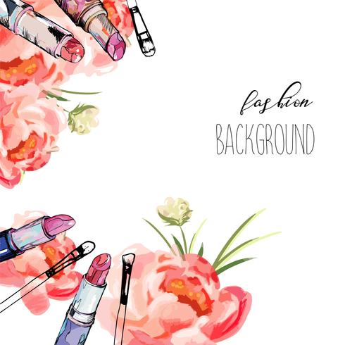 Fashion Background Vector Illustration 490x490 Fashion Background Vector Illustration