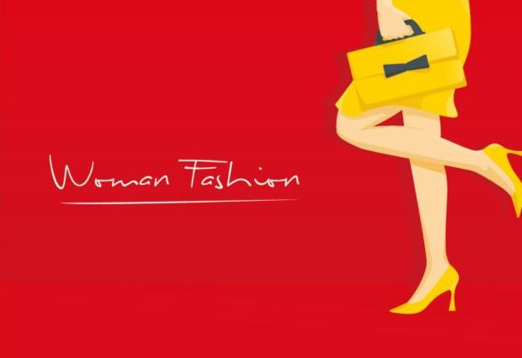 Woman Fashion Background Vector Design Free Download 588x403 Woman Fashion Background Vector Design Free Download