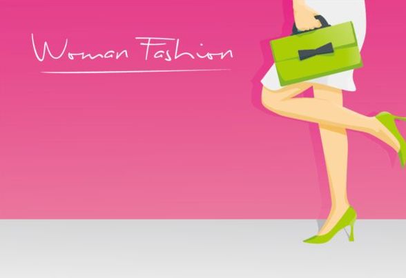 Woman Fashion Background Vector Design Free Download 588x403 Woman Fashion Background Vector Design Free Download