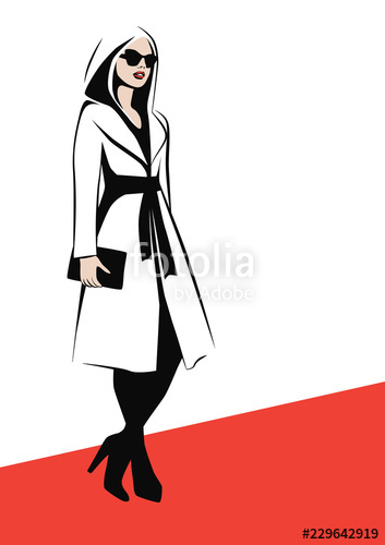 Woman On Red Carpet Fashion Sketch Vector Illustration 353x500 Woman On Red Carpet Fashion Sketch Vector Illustration