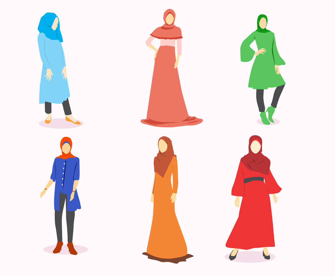 106 Hijab Vector Images At Vectorified