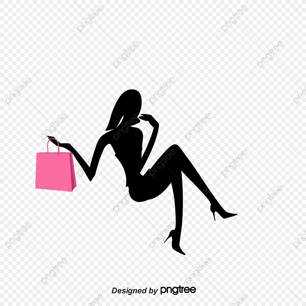Cartoon Fashion Girl Shopping, Cartoon Vector, Fashion Vector 1200x1200 Cartoon Fashion Girl Shopping, Cartoon Vector, Fashion Vector