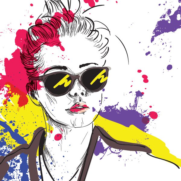 fashion illustration vector free download