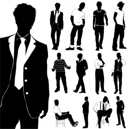 Fashion Men Silhouettes Vector Free Vectors Ui Download 425x425 Fashion Men Silhouettes Vector Free Vectors Ui Download