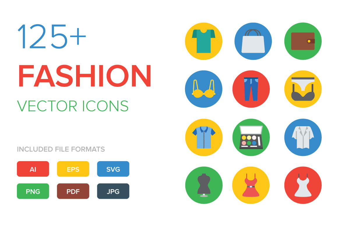 Fashion Vector Icons at Collection of Fashion Vector