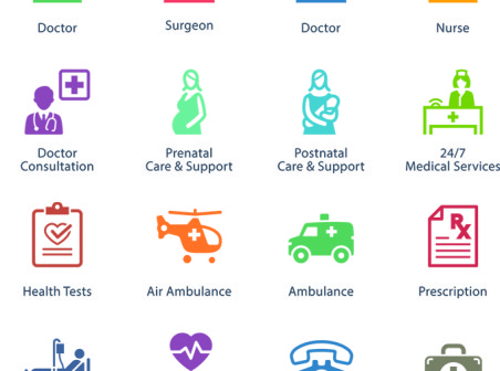 452x336 Fashion Personality Vector Icons