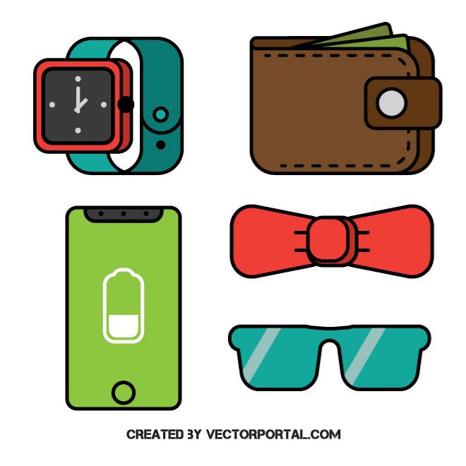 660x660 Fashion Vector Icons