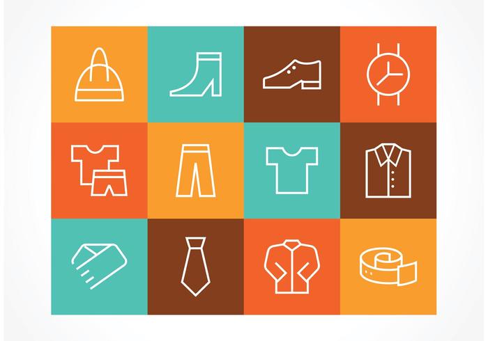 700x490 Free Outline Fashion Vector Icons