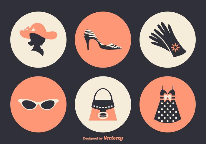700x490 Ladies Fashion Vector Icons