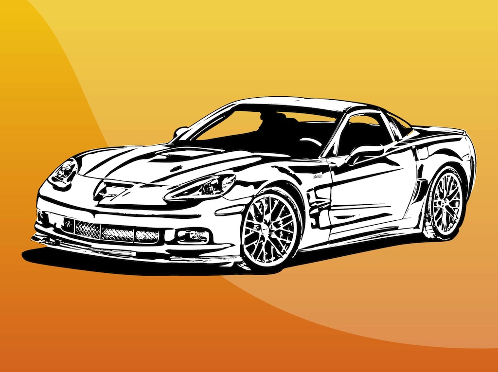 1024x765 Fast Car Vector Art Graphics