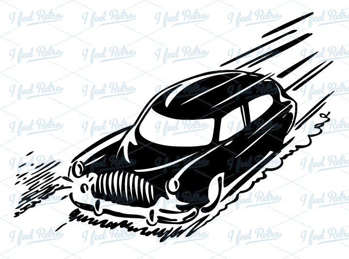 719x534 Car Going Fast Clipart