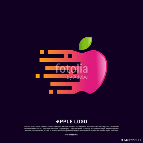 500x500 Tech Apple Logo Design Concept Fast Apple Creative Technology