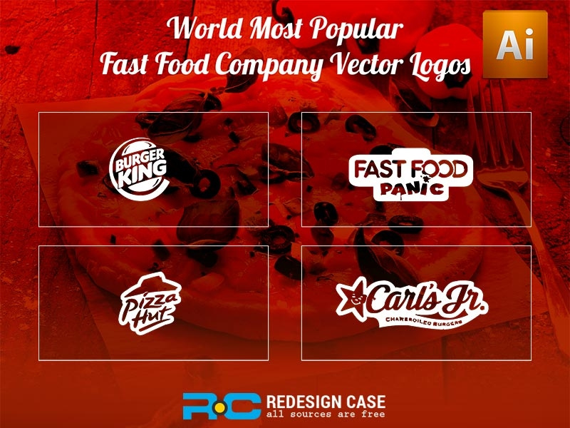 800x600 World Most Popular Fast Food Company Vector Logos