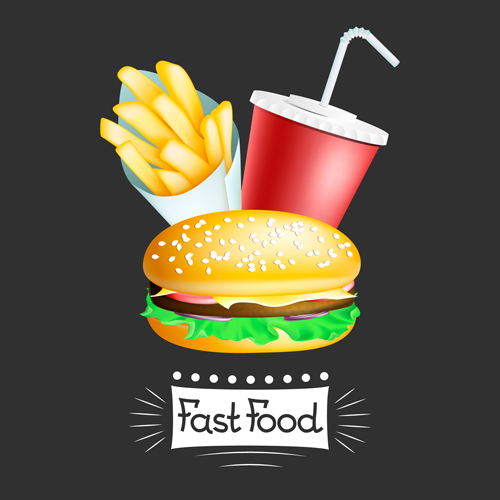 500x500 Fast Food Design Vector Graphics Free Download