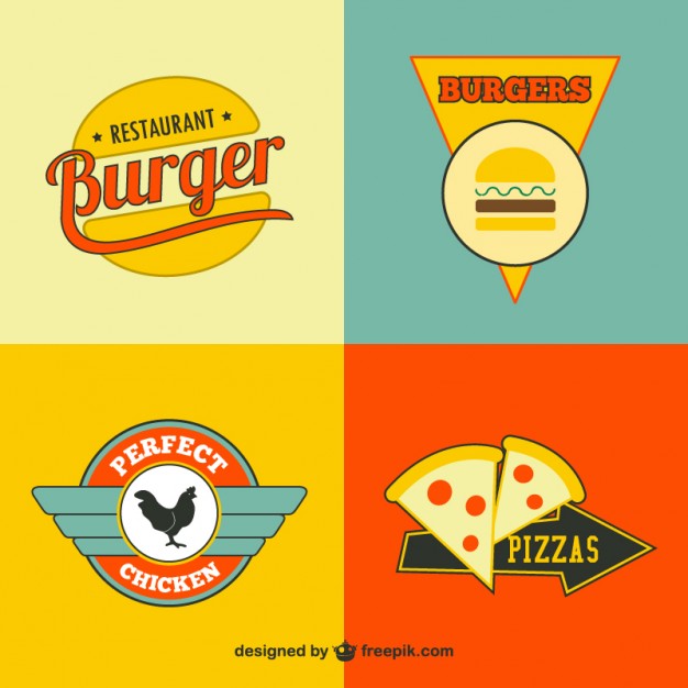 626x626 Fast Food Restaurant Logos Vector Free Download