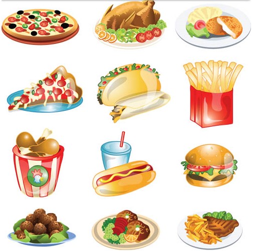 507x503 Tasty Fast Food Vector Free Download