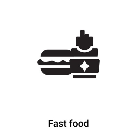 450x450 Fast Food Icon Vector Isolated On White Background, Concept