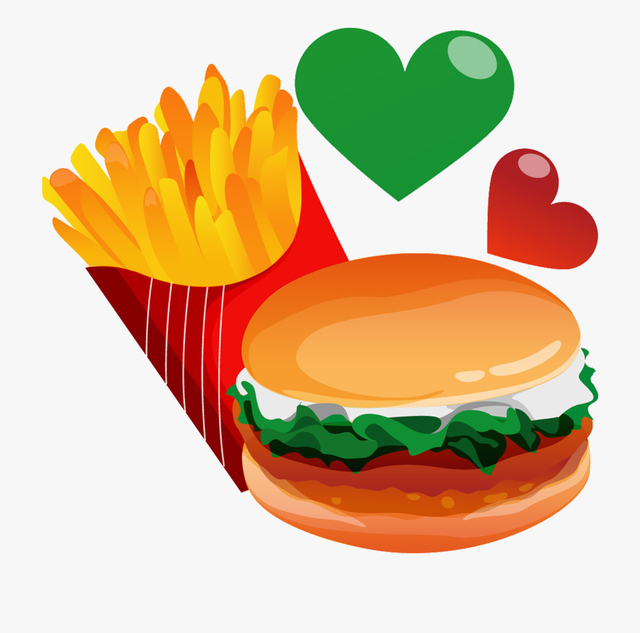 920x910 Hamburger French Fries Fast Food Euclidean Vector