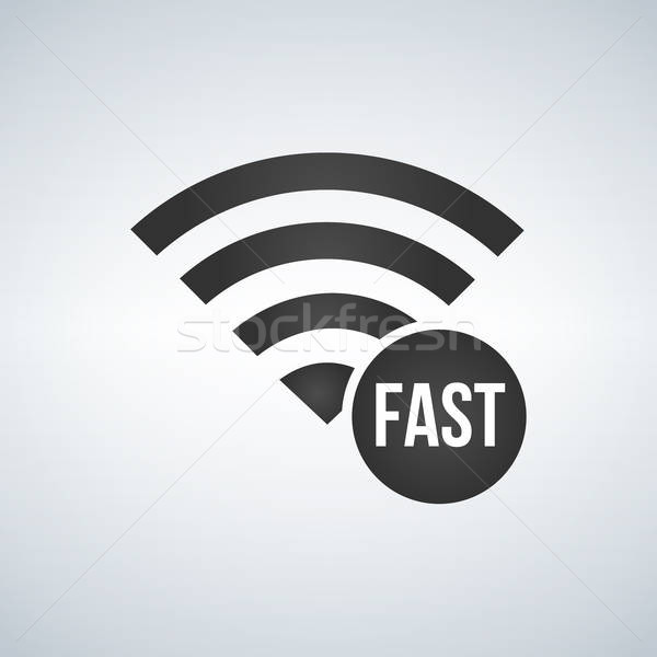 600x600 Wifi Connection Signal Icon With Fast Sign In The Circle Vector