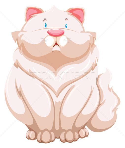 507x600 Fat Cat Vector Illustration Daniel Cole