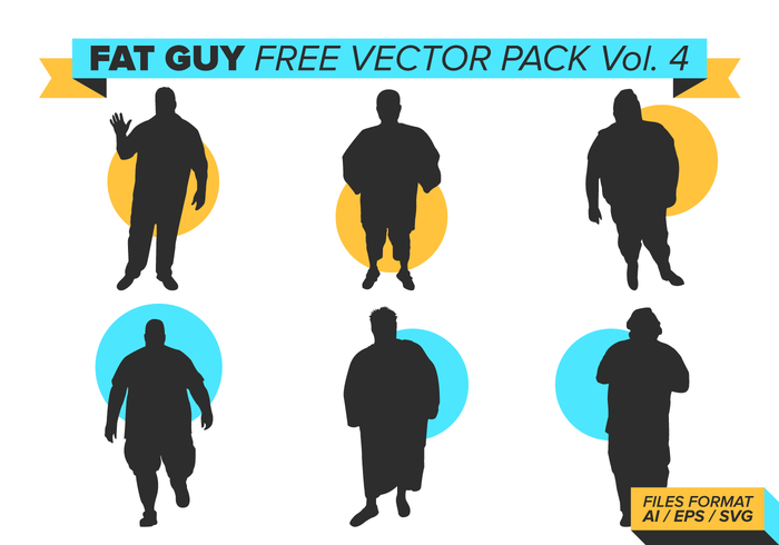 Fat Guy Free Vector Art 700x490 Fat Guy Free Vector Art