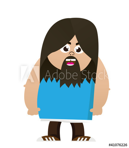 Fat Guy Vector Illustration 438x500 Fat Guy Vector Illustration