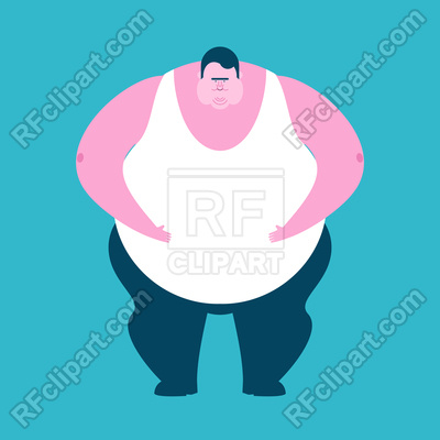 Fat Guy Glutton Thick Man Vector Image Of People Popaukropa 400x400 Fat Guy Glutton Thick Man Vector Image Of People Popaukropa