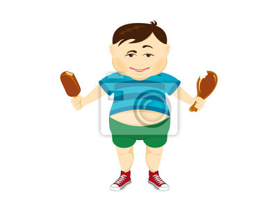 Fat Guy Vector Cartoon Character Fat Man Fat Boy On A White 400x300 Fat Guy Vector Cartoon Character Fat Man Fat Boy On A White