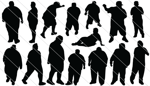 Collection Of 'fat Man Silhouette' Download More Than Images 610x350 Collection Of 'fat Man Silhouette' Download More Than Images