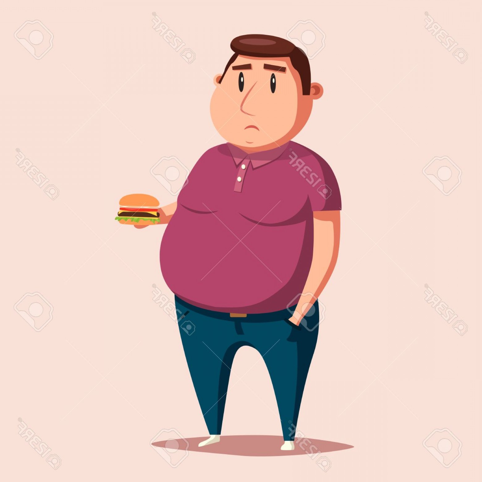 Fat Man Vector at Vectorified.com | Collection of Fat Man Vector free ...