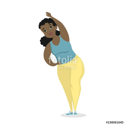 500x500 Fat Woman Exercising Stock Image And Royalty Free Vector