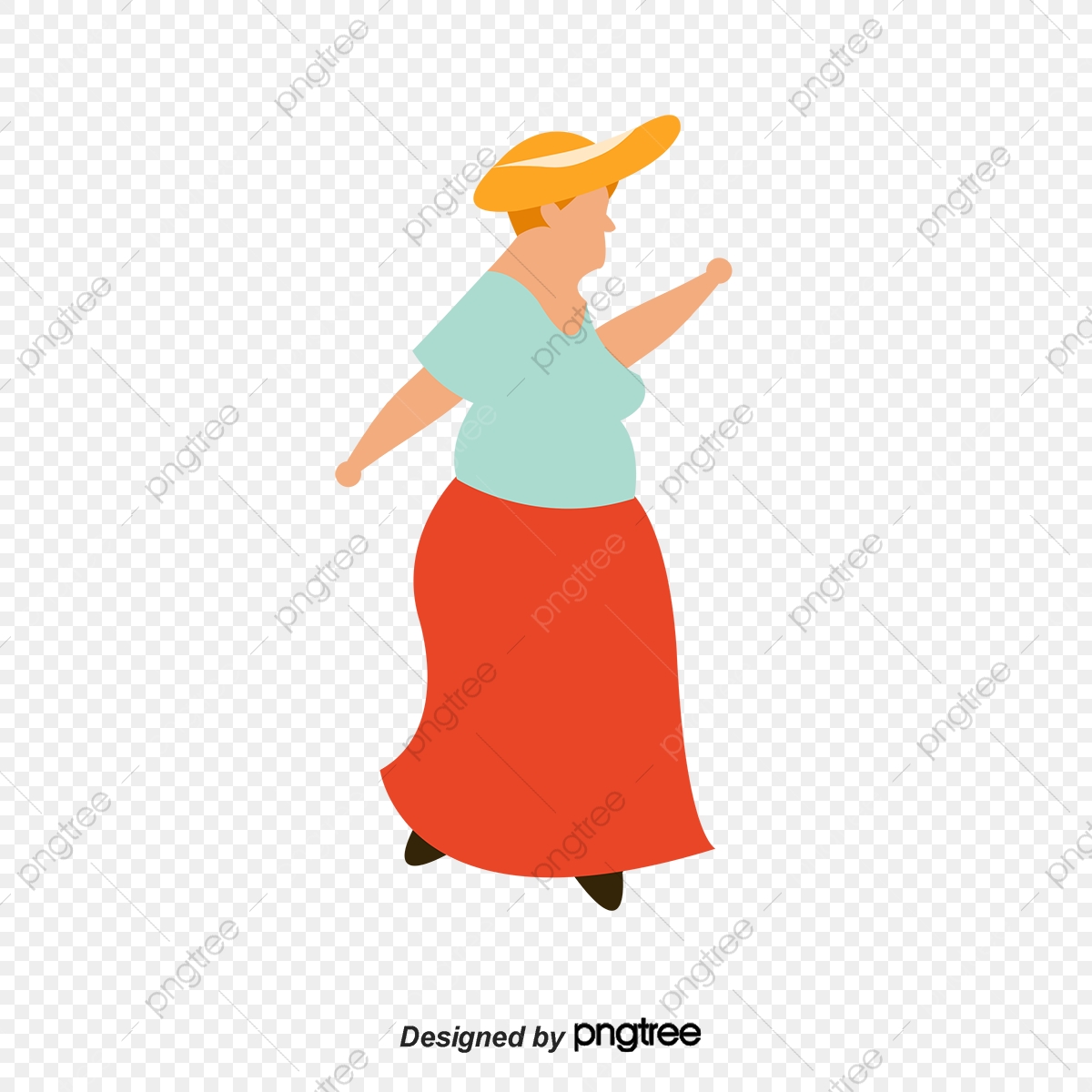 1200x1200 Vector Fat Woman, Woman Clipart, People Illustration, Cartoon