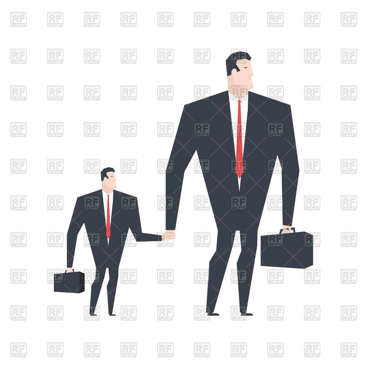 1200x1200 Businessman And Son