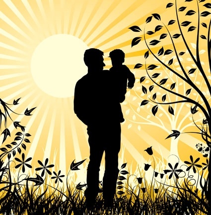 425x432 Happy Family Father And Son Element Vector Free Vector