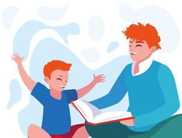 263x200 Father And Son Free Vector Art