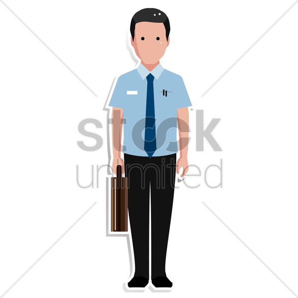 Free Working Father Vector Image 600x600 Free Working Father Vector Image